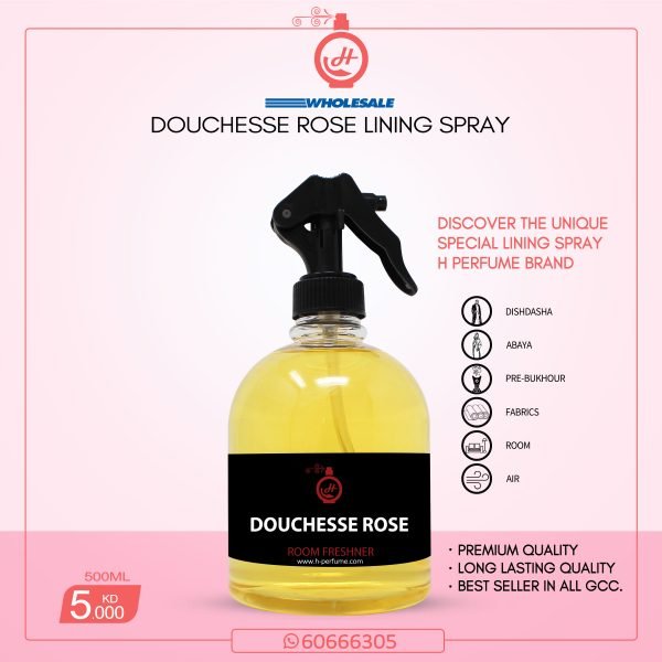 H LINING SPRAY DOUCHESSE ROSE 500ML معطر غرفة - Image 2